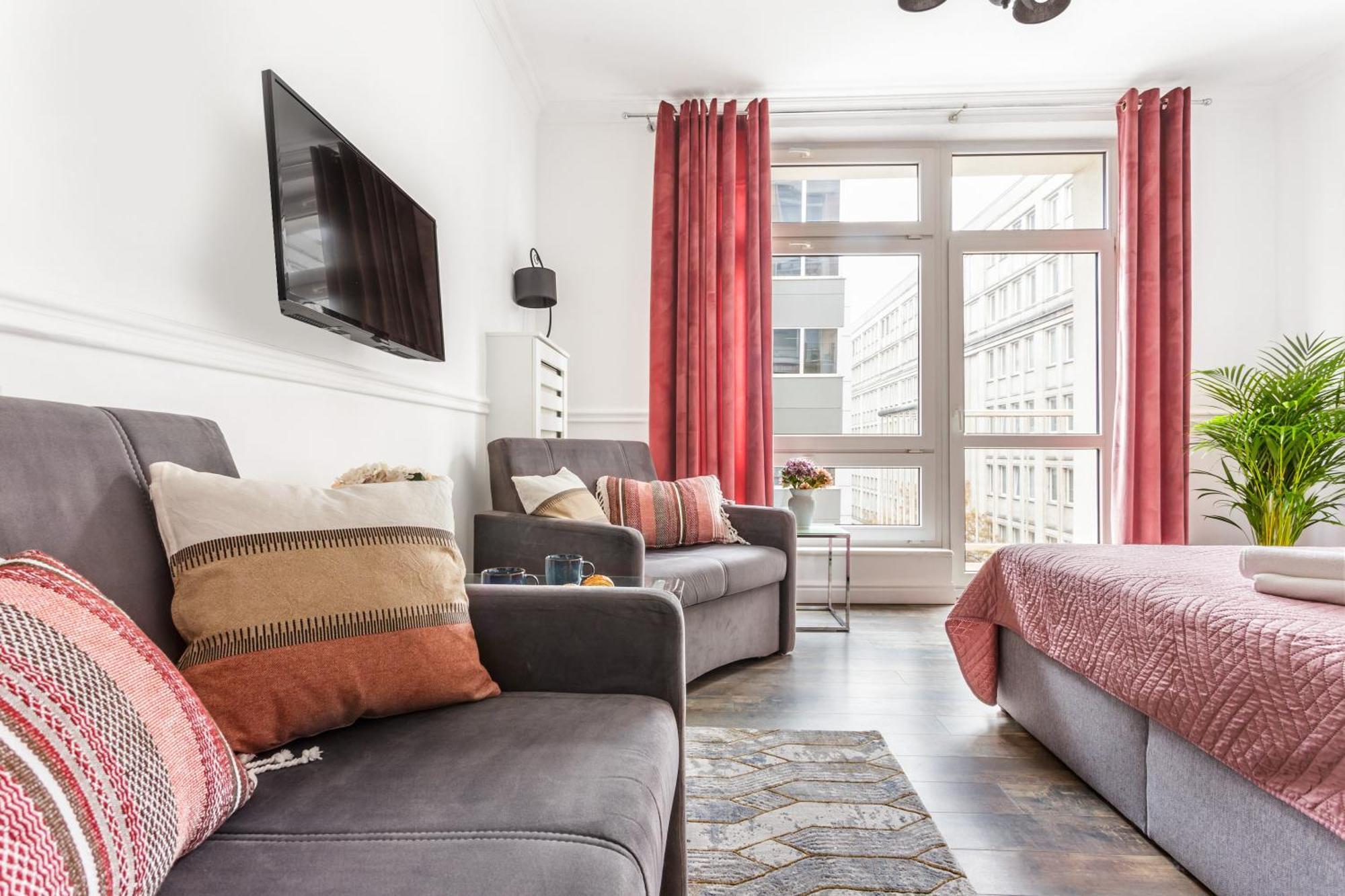 Charming Apartment In The City Center Варшава Екстер'єр фото