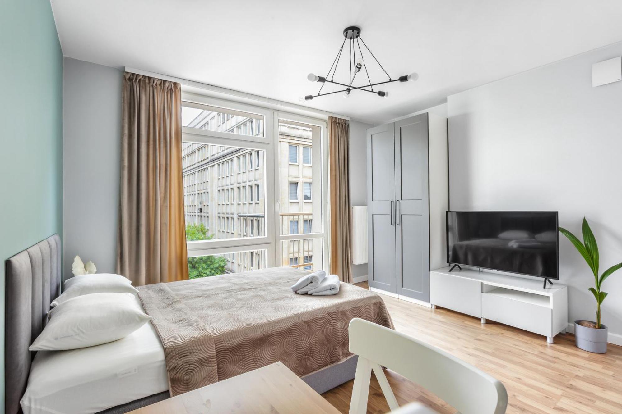 Charming Apartment In The City Center Варшава Екстер'єр фото